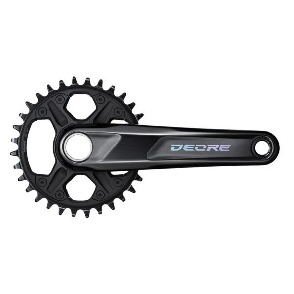POGON SHIMANO FC-M6120-1, DEORE, FOR REAR 12-SPEED, 2-PCS FC, 170MM, 32T W/O CG, W/O BB PARTS, FOR CHAIN LINE 55MM, IND.PACK