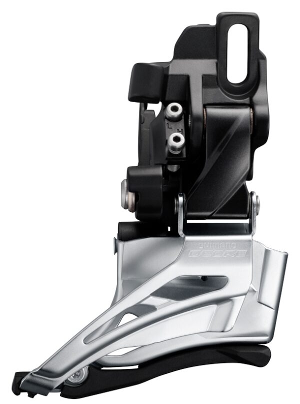 MENJAČ PREDNJI SHIMANO DEORE FD-M6025-D, DOUBLE, FOR REAR 10 BRZINA, DOWN SWING, DUAL PULL, DIRECT MOUNT, CS ANGLE 66-69, FOR TOP SPROCKET 34- 38T, CL 48.8MM, IND.PACK