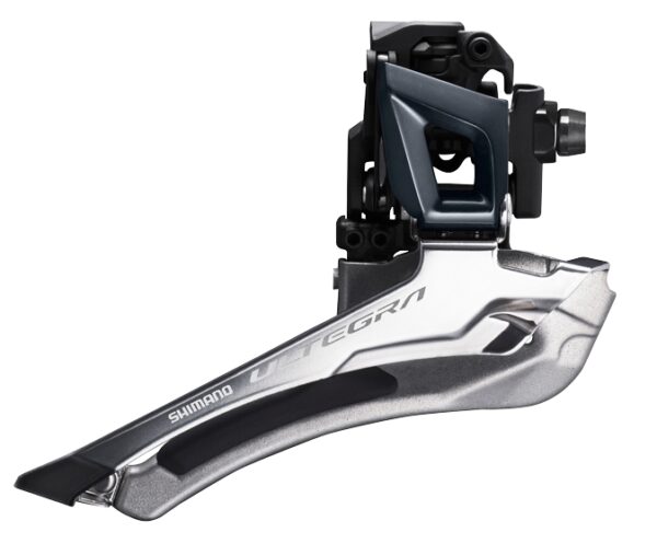 MENJAČ PREDNJI SHIMANO ULTEGRA FD-R8000, DOUBLE, FOR REAR 11 SPEED, DOWN SWING, BRAZED-ON, CS ANGLE 61-66, FOR 46/53T, CL 43.5MM, IND.PACK