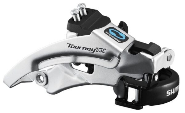 MENJAČ PREDNJI SHIMANO TOURNEY TX FD-TX800-TS6, TOP-SWING, DUAL-PULL BAND-TYPE 34.9MM(W/31.8MM & 28.6MM ADAPTER) CS-ANGLE 66-69, ZA 42/48T, CL 47.5/50MM, IND.PACK