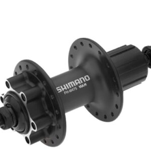 NABLA ZADNJA SHIMANO FH-M475L, 36H, 8/9/10 BRZINA, OLD 135MM, AXLE 146MM, QR 166MM, FOR ROTOR 6-BOLT, CRNA, SHIMANO LOGO, IND.PACK
