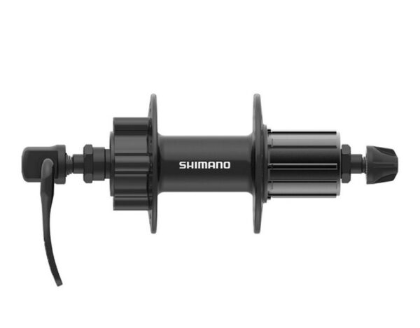 NABLA ZADNJA SHIMANO FH-TX506, FOR DISC BRAKE(6 BOLT) 8/9/10-SPEED 32H OLD:135MM QR:166MM(BLACK), BLACK, IND.PACK