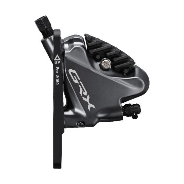 KOČNICA SHIMANO BR-RX810, GRX, HIDRAULIČNA, PREDNJA, FLAT MOUNT, W/BRACKET FOR 140/160MM ROTOR(ASSEMBLED FOR 160),W/L03A RESIN PAD(W/FIN),IND.PACK