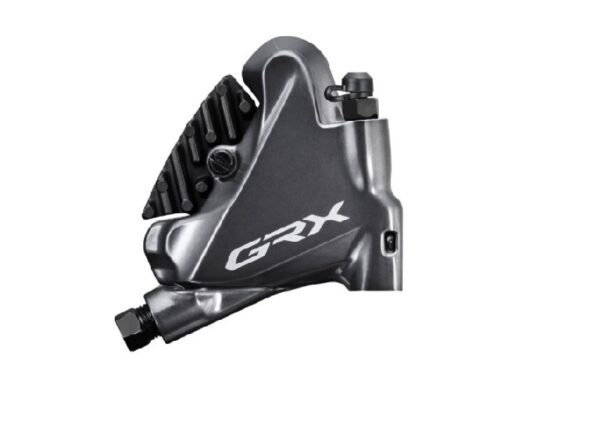 KOČNICA SHIMANO, HIDRAULIČNA, BR-RX810, GRX, ZADNJA, FLAT MOUNT, W/FIXING BOLT FOR MOUNT THICKNESS 25MM,W/O ADAPTER,W/L03A RESIN PAD(W/FIN),IND.PACK