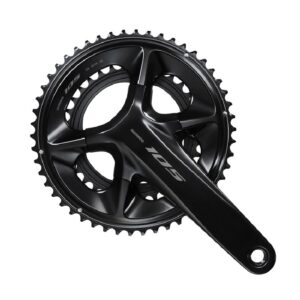 POGON SHIMANO FC-R7100, 105, FOR REAR 12-SPEED, HOLLOWTECH 2, 172.5MM, 50-34T W/O CG, W/O BB PARTS, BLACK, IND.PACK