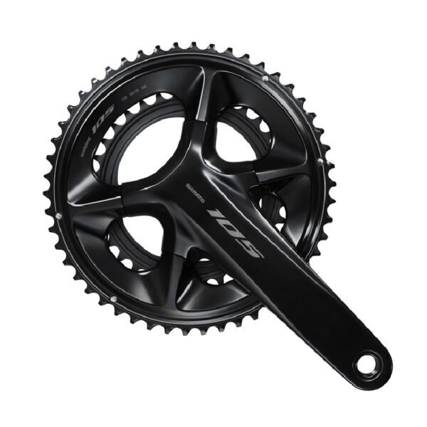 POGON SHIMANO FC-R7100, 105, FOR REAR 12-SPEED, HOLLOWTECH 2, 172.5MM, 50-34T W/O CG, W/O BB PARTS, BLACK, IND.PACK