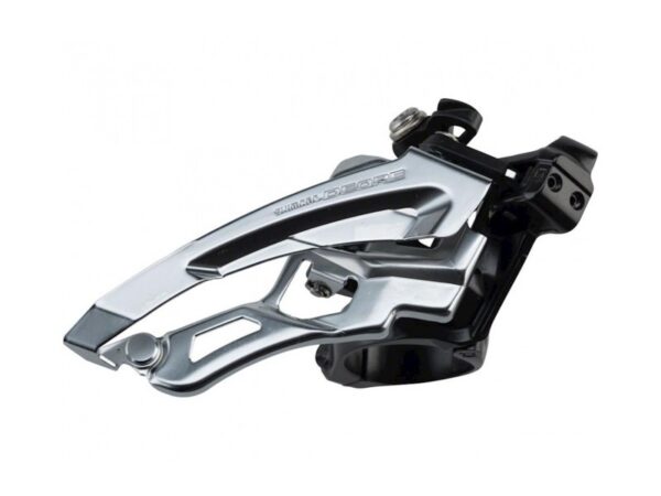 MENJAČ PREDNJI SHIMANO DEORE FD-M6000-L, TRIPLE, FOR REAR 10 BRZINA, LOW CLAMP, SIDE SWING, FRONT PULL, BAND TYPE 34.9MM (INCL. ADAPTOR 28.6MM & 31.8MM), CS ANGLE 66-69, FOR TOP SPROCKET 40-42T, IND.PACK