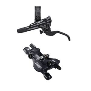 KOČNICA SHIMANO DEORE XT BL-M8100(L), BR-M8100(F), W/O ADAPTER, RESIN PAD(W/O FIN), 1000MM HOSE(SM-BH90-SBM BLACK), W/CONNECTER INSERT, IND.PACK