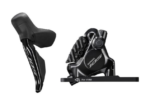KOČNICA SHIMANO SET/J-kit DIRECT, 105 ST-R7170(L), BR-R7170(F), FOR 160MM ROTOR,RESIN PAD(W/FIN), W/CONNECTER INSERT, 1000MM(SM-BH90 BLK), 1 GROUP, IND.PACK