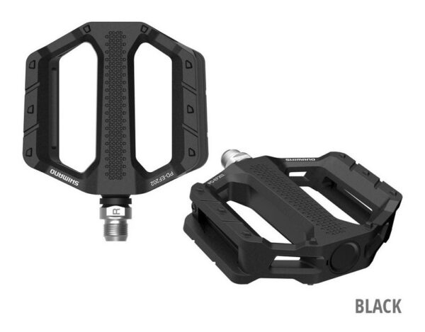 PEDALE SHIMANO PD-EF202, W/O REFLECTOR, BLACK, IND.PACK