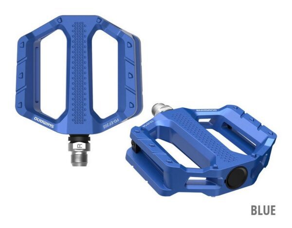 PEDALE SHIMANO PD-EF202, W/O REFLECTOR, BLUE, IND.PACK