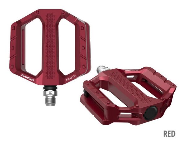 PEDALE SHIMANO PD-EF202, W/O REFLECTOR, RED, IND.PACK