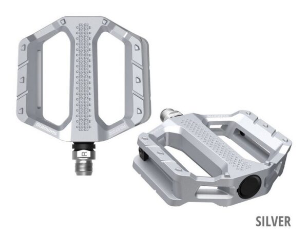 PEDALE SHIMANO PD-EF202, W/O REFLECTOR, SILVER, IND.PACK