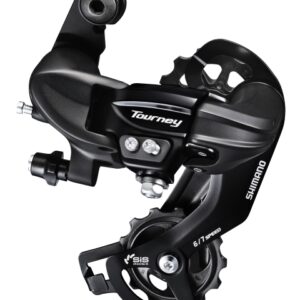 MENJAČ ZADNJI SHIMANO RD-TY300, TOURNEY, 6/7-SPEED, DIRECT ATTACHMENT TYPE, CRNI BULK