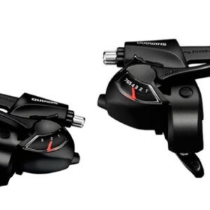 RUČICE MENJAČA/KOČNICA SHIMANO TOURNEY ST-EF41, 7X3 BRZINA, 2 FINGER, FOR V-BRAKE, STD SHIFT & BRAKE CABLE LENGTH, BLACK, IND.PACK