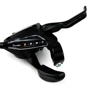 RUČICA MENJAČA/KOČNICE SHIMANO ST-EF500-7R, DESNA 7-BRZINA 2050MM EZ-FIRE PLUS, 2F-ALLOY, FOR V-BRAKE, BLACK VERSION, IND.PACK