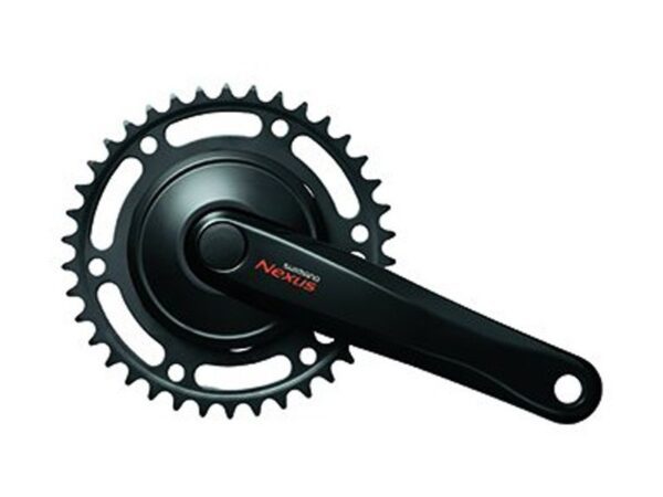 POGON SHIMANO FC-C6000, NEXUS,170MM, 33T, CHAIN CASE COMPATIBLE, W/CRANK FIXING BOLT, CRNI, BULK