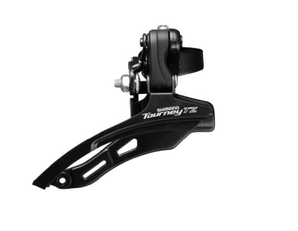 MENJAČ PREDNJI SHIMANO TOURNEY FD-TZ500-DS6, TRIPLE (FRICTION), FOR REAR 6/7 SPEED, DOWN SWING, DOWN PULL, BAND TYPE 28.6MM, CS ANGLE 66-69, FOR TOP GEAR 42T, CHAINLINE 47.5MM, BULK