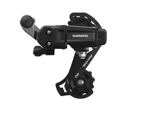 MENJAČ ZADNJI SHIMANO RD-TY200, TOURNEY, GS 6/7-BRZINA, W/RIVETED ADAPTER(ROAD), BLACK, BULK