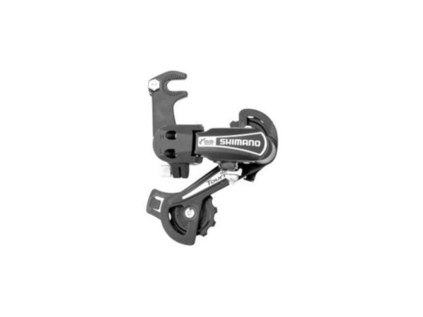 MENJAČ ZADNJI SHIMANO TOURNEY RD-TY21-A-SS, 6 BRZINA, W/RIVETED ADAPTER (ROAD TYPE), CRNI, BULK