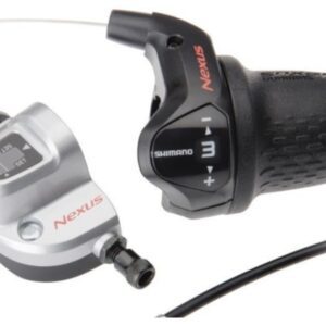 RUČICE MENJAČA SHIMANO NEXUS SL-3S42E, 3 BRZINA, REVO, INNER CABLE 1700MM, OUTER CASING SP40 CRNE, W/SEALED CAP, W/SM-BC06, LONG GRIP, BULK