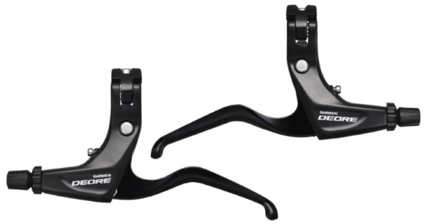 RUČICE KOČNICA SHIMANO DEORE BL-T611, LEVA & DESNA, INNER CABLE T-TYPE 800/900, OUTER CASING 1400X1600MM BLACK, SM-PM70 90D X 1, BLACK, IND.PACK