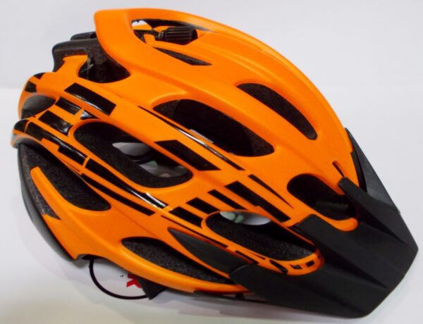KACIGA BICIKLISTIČKA LAZER MAGMA (MTB) FLASH ORANGE/MAT WHITE L