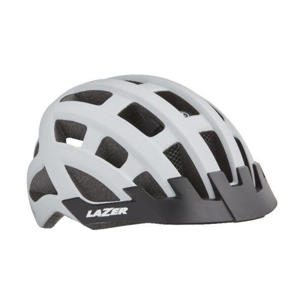 KACIGA BICIKLISTIČKA LAZER COMP DLX CE-CPSC (SPORT)  MATTE WHITE UNI +NET +LED