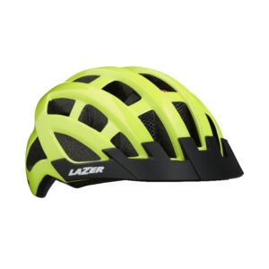 KACIGA BICIKLISTIČKA LAZER COMP DLX CE-CPSC (SPORT)  FLASH YELLOW UNI +NET +LED