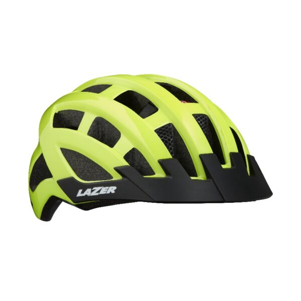 KACIGA BICIKLISTIČKA LAZER COMP DLX CE-CPSC (SPORT)  FLASH YELLOW UNI +NET +LED