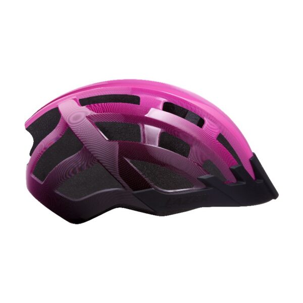 KACIGA BICIKLISTIČKA LAZER PETIT DLX CE-CPSC/ PINK BLACK UNI +NET+LED