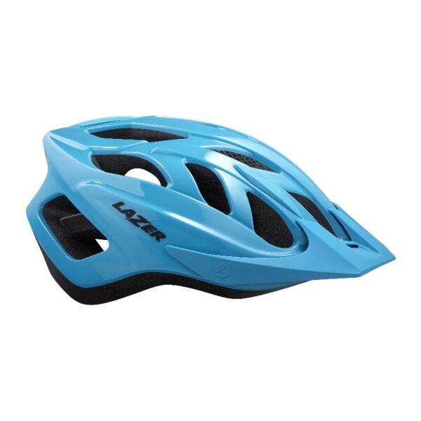KACIGA BICIKLISTIČKA LAZER J1 CE-CPSC/ Cyan +NET +LED