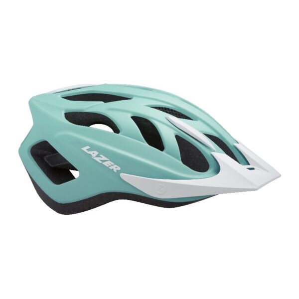 KACIGA BICIKLISTIČKA LAZER J1 CE-CPSC/ MATTE MINT GREEN WHITE+NET+LED