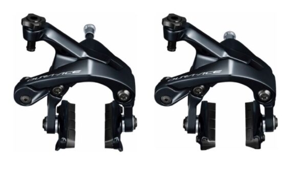 KOČNICA SHIMANO DURA ACE BR-R9100, PREDNJA & ZADNJA, CS-49, SUNKEN NUT 10.5MM/12.5/18/27/32MM, BRAKE SHOE R55C4, IND.PACK