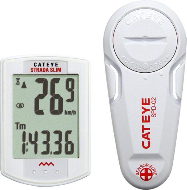 BRZINOMER CATEYE STRADA WIRELESS SLIM CC-RD310W WHITE (17)