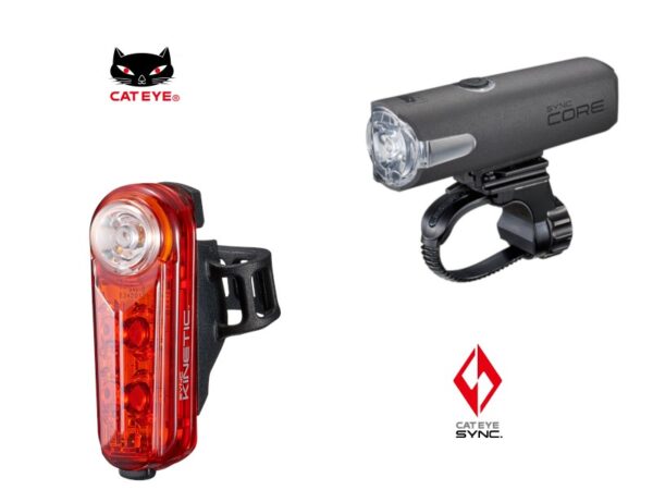 SET BATERIJSKIH SVETALA CATEYE SVETLO PREDNJE NW100RC/SVETLO ZADNJE NW100K