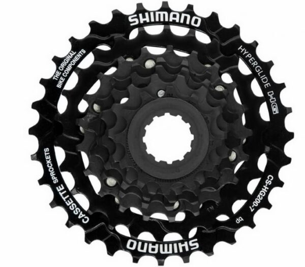 KASETNI LANČANIK SHIMANO CS-HG200-7, 7 BRZINA, 12-14-16-18-21-26-32, BULK