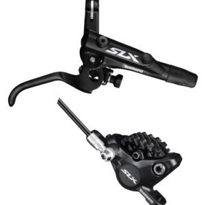 KOČNICA SHIMANO SLX BL-M7000(R) BR-M7000(R), HIDRAULIČNA, W/O ADAPTOR, METAL PAD W/FIN, HOSE SM-BH90-SBM 1700MM, ADD. OLIVE & CONNECTING INSERT, BLACK, IND.PACK