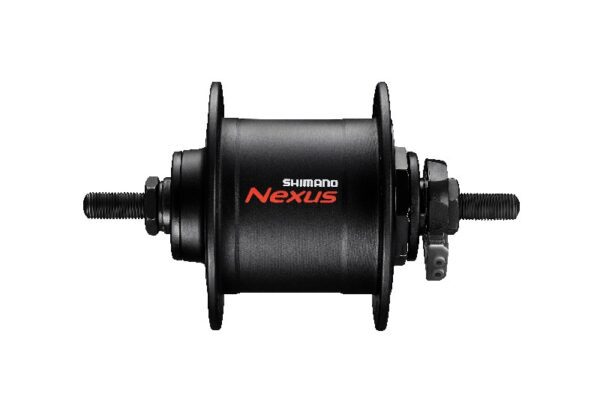 NABLA PREDNJA DYNAMO SHIMANO DH-C3000-1N, NEXUS, 6V 1.5W, 32H, 100X140MM, NT TYPE,FOR 18-28 INCH, E2 TERMINAL, BLACK, IND.PACK