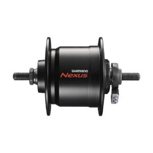 NABLA PREDNJA DYNAMO SHIMANO NEXUS DH-C3000-3N-NT, 6V/3.0W, 36H, 100X140MM, E2 TERMINAL, INCL. SM-DH10, BLACK, IND.PACK