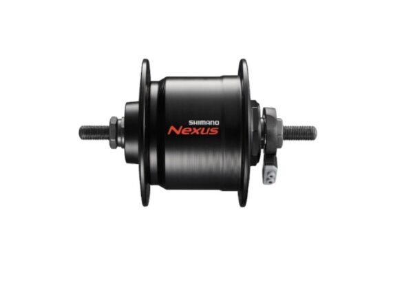 NABLA PREDNJA DYNAMO SHIMANO NEXUS DH-C3000-3N-NT, 6V/3.0W, 32H, 100X140MM, E2 TERMINAL, INCL. SM-DH10, BLACK, IND.PACK