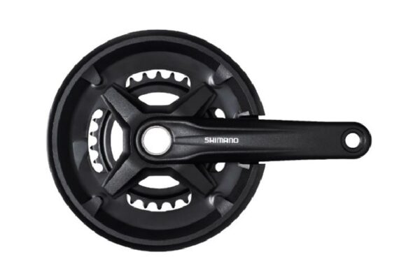 POGON SHIMANO FC-MT210-B2, FOR REAR 9-SPEED, 2-PCS FC, 170MM, 36-22T W/O CG,W/O BB PARTS, FOR CHAIN LINE 51.8MM, BLACK, IND.PACK