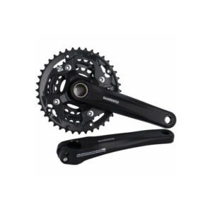 POGON SHIMANO FC-MT300-3, ZA 9-BRZINA, 2-PCS FC, 175MM, 40-30-22T W/O CG, W/O BB PARTS, CRNI, IND.PACK