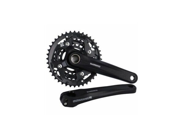 POGON SHIMANO FC-MT300-3, ZA 9-BRZINA, 2-PCS FC, 175MM, 40-30-22T W/O CG, W/O BB PARTS, CRNI, IND.PACK