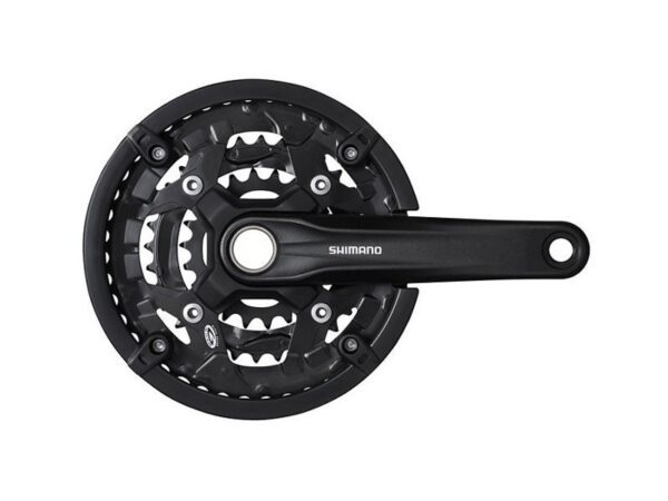 POGON SHIMANO FC-MT300-3, ZA 9-BRZINA, 2-PCS FC, 175MM, 44-32-22T W/CG,W/O BB PARTS, CRNI, IND.PACK