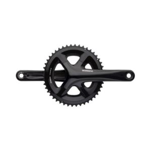 POGON SHIMANO FC-RS510, ZA 11-BRZINA, 2-PCS FC, 170MM, 46-36T W/O CG, W/O BB PARTS, CRNI, IND.PACK