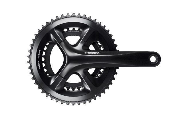 POGON SHIMANO 105 FC-RS510, 50X34T, KURBLA 172.5MM, FOR REAR 11 BRZINA, 2-PCS FC, W/O CG, W/O BB, BLACK, IND.PACK