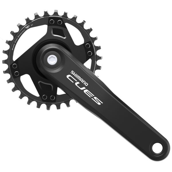 POGON SHIMANO FC-U4000-1, CUES, FOR REAR 9/10/11-SPEED, 175MM, 30T W/O CG, W/CRANK FIXING BOLT, CHAIN CASE NOT COMPATIBLE, IND.PACK
