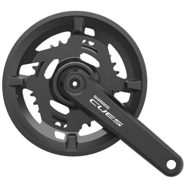 POGON SHIMANO CUES FC-U4010-2, FOR REAR 9/10-SPEED, 2-PCS FC, (HS CODE 87149690) MADE IN MALAYSIA, 170MM, 46-30T W/CG, W/O BB PARTS, CHAIN CASE COMPATIBLE, IND.PACK