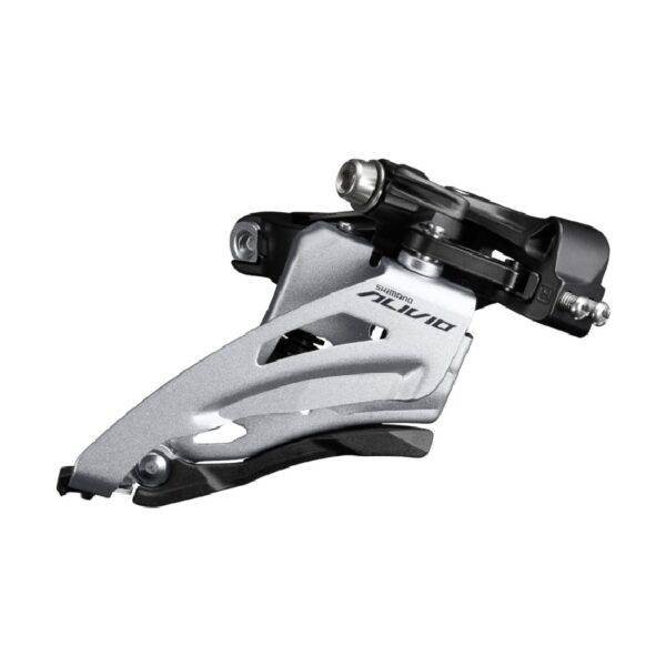 MENJAČ PREDNJI SHIMANO FD-M3120-M-B, ALIVIO, FOR 2X9, MID CLAMP, SIDE SWING, 34.9MM BAND(W/31.8 & 28.6MM ADAPTER), CS-ANGLE:64-69, FOR TOP:36T, CL:51.8MM, IND.PACK